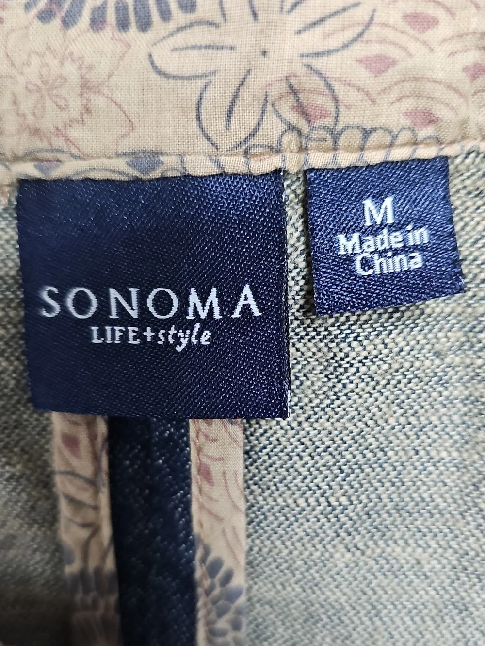 SONOMA Denim Double-Breasted Jacket - Dark Blue - Picture 8 of 9